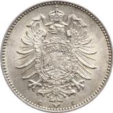 Reverse 1 Mark 1876 C
