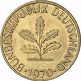 Reverse 10 Pfennig 1970 F