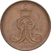 Obverse 1 Pfennig 1861 B