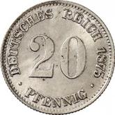 Obverse 20 Pfennig 1875 G