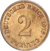 Obverse 2 Pfennig 1875 C