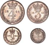 Reverse Coin set 1824 Maundy