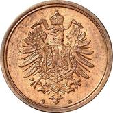 Reverse 1 Pfennig 1876 B