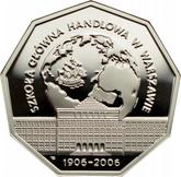 Reverse 10 Zlotych 2006 MW ET 100 years of the Warsaw School of Economics