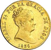 Obverse 80 Reales 1836 S DR
