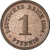 Obverse 1 Pfennig 1904 F