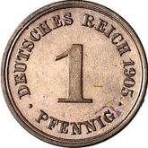 Obverse 1 Pfennig 1905 F