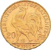 Reverse 20 Francs 1903 A