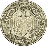 Obverse 50 Reichspfennig 1931 D