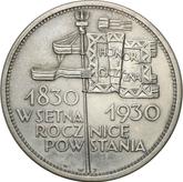 Reverse 5 Zlotych 1930 WJ Standards