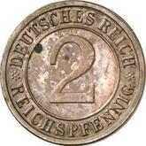 Obverse 2 Reichspfennig 1924 E