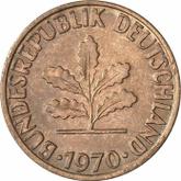 Reverse 2 Pfennig 1970 F