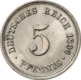 Obverse 5 Pfennig 1896 A