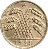Reverse 10 Reichspfennig 1928 A
