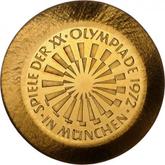 Obverse 10 Mark 1972 J Games of the XX Olympiad