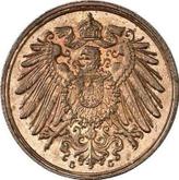 Reverse 1 Pfennig 1890 G