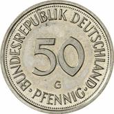 Obverse 50 Pfennig 1988 G