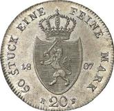 Reverse 20 Kreuzer 1807 R. F.