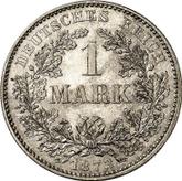 Obverse 1 Mark 1873 F