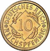 Obverse 10 Reichspfennig 1932 A