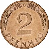 Obverse 2 Pfennig 1984 G