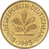Reverse 5 Pfennig 1993 F