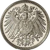 Reverse 5 Pfennig 1907 G