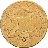 Obverse 5 Pesos 1851 So