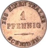 Reverse 1 Pfennig 1840