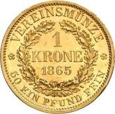 Reverse Krone 1865 B