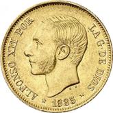 Obverse 4 Peso 1885
