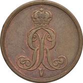 Obverse 1 Pfennig 1855 B