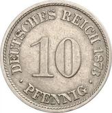 Obverse 10 Pfennig 1873 G