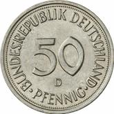 Obverse 50 Pfennig 1983 D