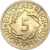 Obverse 5 Reichspfennig 1936 A