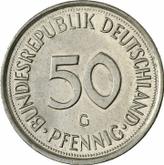 Obverse 50 Pfennig 1977 G