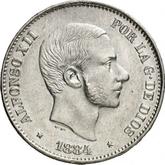Obverse 50 Centavos 1884