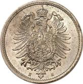 Reverse 10 Pfennig 1875 H