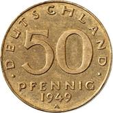Obverse 50 Pfennig 1949 A Pattern