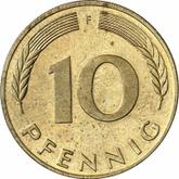 Obverse 10 Pfennig 1990 F