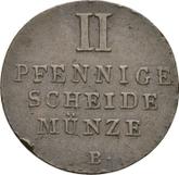 Reverse 2 Pfennig 1826 B