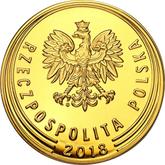 Obverse 1 Zloty 2018 100th Anniversary of Poland's Independence