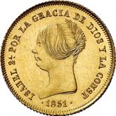 Obverse 100 Reales 1851