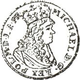 Obverse Ducat 1671 CS Elbing