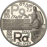 Reverse 20 Zlotych 1998 MW RK 100th anniversary of discovering polonium and radium