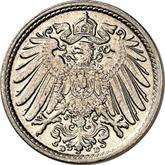 Reverse 5 Pfennig 1894 D