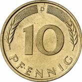 Obverse 10 Pfennig 1987 D