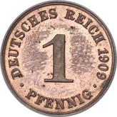 Obverse 1 Pfennig 1909 A
