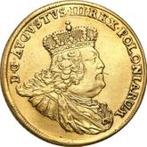 Obverse 10 Thaler (2 August d'or) 1756 EC Crown