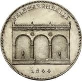 Reverse 2 Thaler 1844 The Temple of Heroes